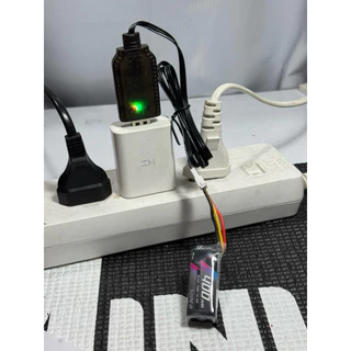 แบตเตอรี่ Lipo/LiHV 2S ปลั๊ก JST PH2.0 สายเดียว สำหรับรถบังคับ 1/24, 1/28 และสายชาร์จบาลานซ์