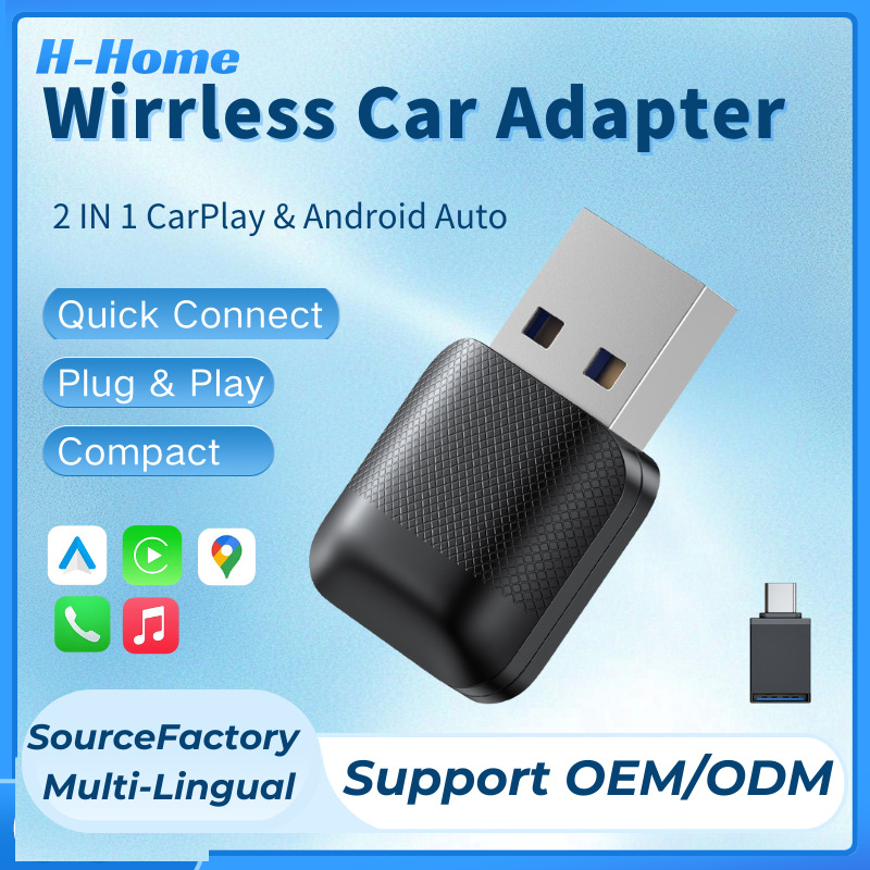 อะแดปเตอร์ CarPlay ไร้สาย MINI Android Auto Box USB Dongle Plug and Play สําหรับการเชื่อมต่อแบบไม่มีรอยต่อของรถยนต์ OEM ราคา ถูกที่สุด ดีลบีเคเค