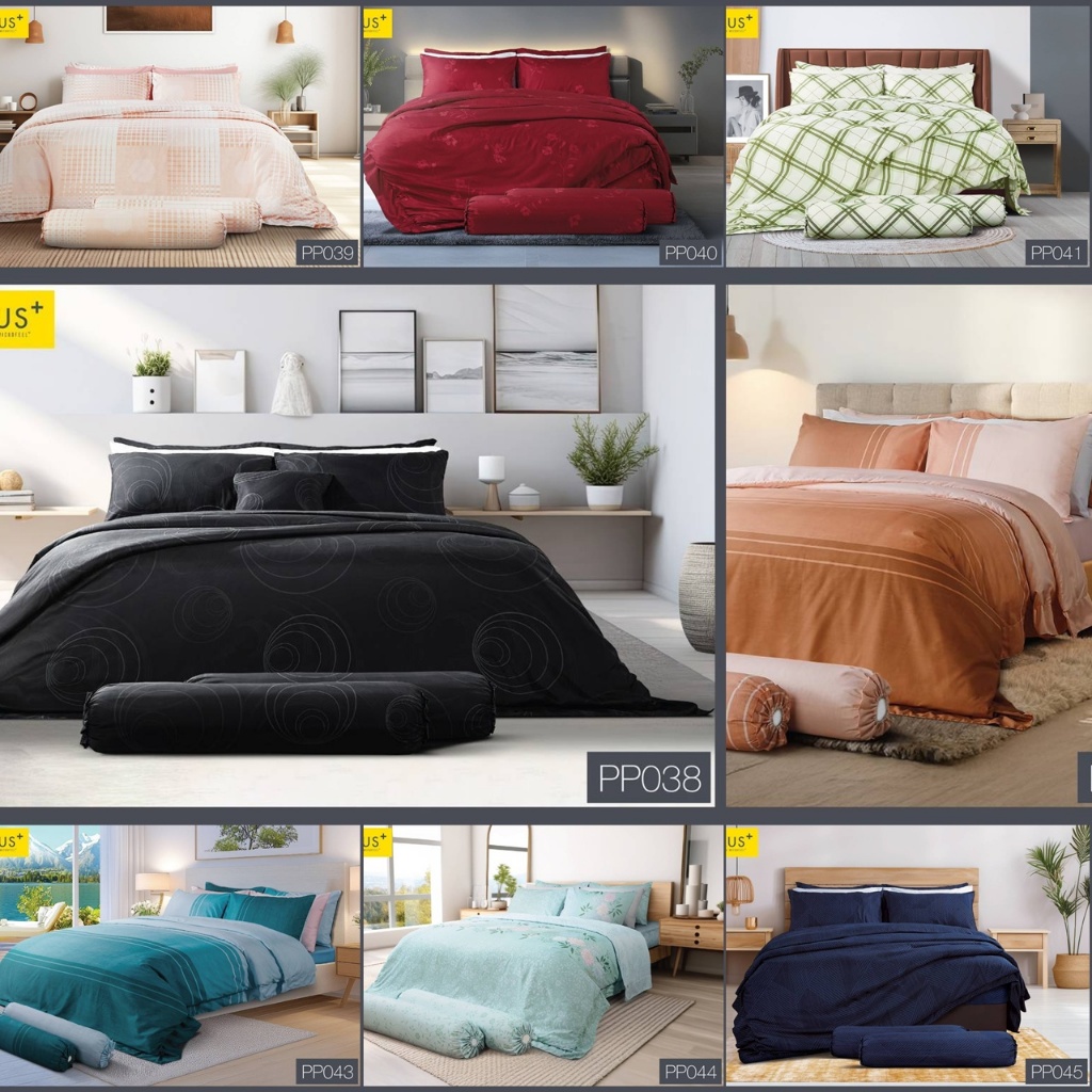 ผ้าปูที่นอน พิมพ์ลาย PP038-PP045/Satin Plus+ V.6