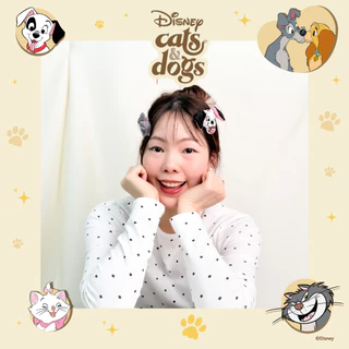 UNO กิ๊บหัวตุ๊กตา Disney Cats&Dogs ลิขสิทธิ์แท้