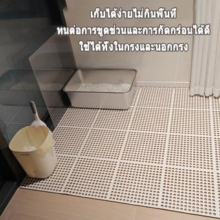 🐾 แผ่นรองกรงสัตว์เลี้ยง PVC 30x30 ซม. วัสดุคุณภาพสูง ทำความสะอาดง่าย 6 สีให้เลือก แผ่นกันลื่น แมว สุนัข กระต่าย
