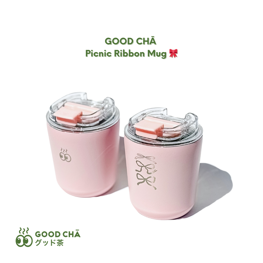 GOOD CHĀ - Picnic Ribbon Mug 🎀