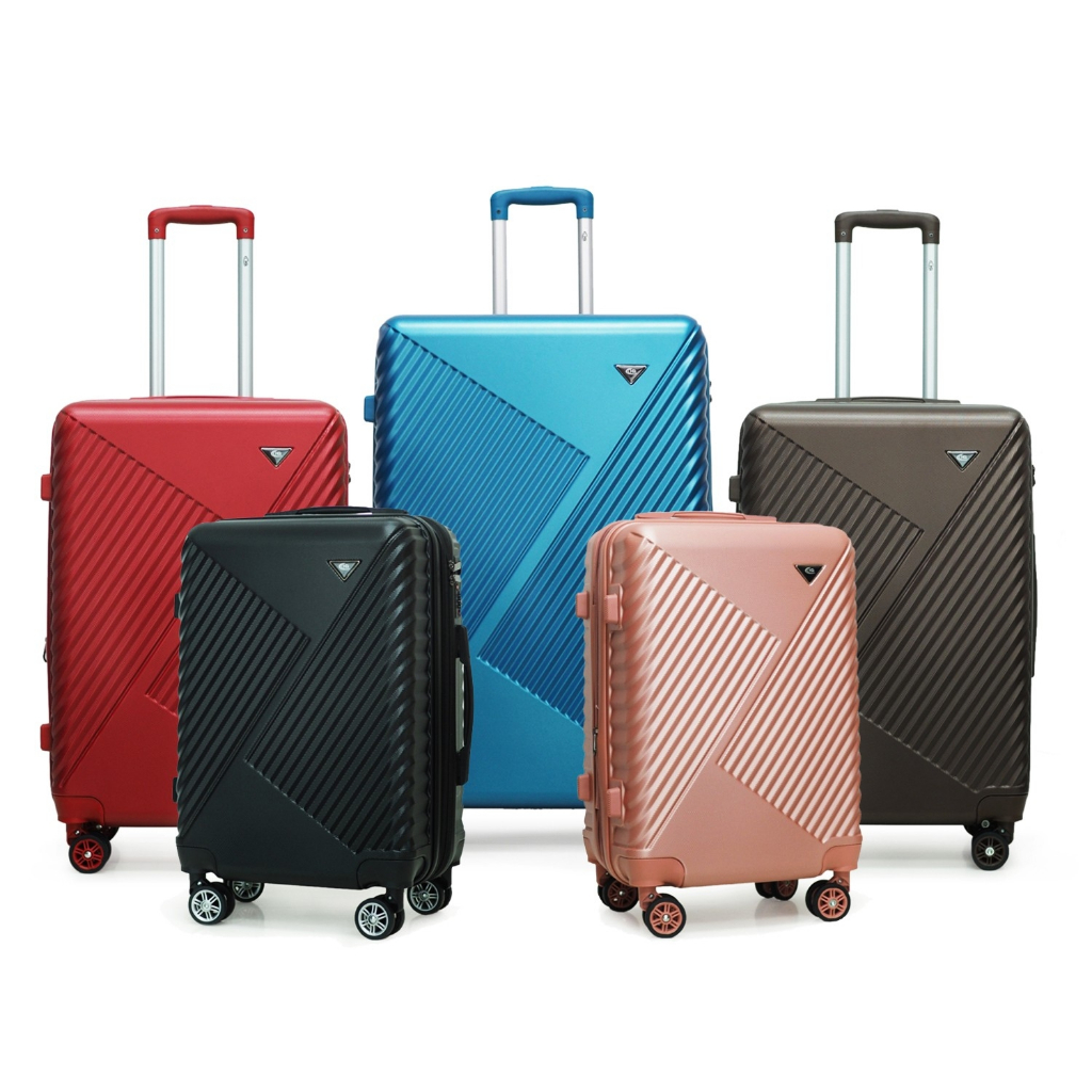 HQ LUGGAGE กระเป๋าเดินทาง ABS 4 ล้อคู่ กุญแจล็อค 3 รหัส รุ่น 5513