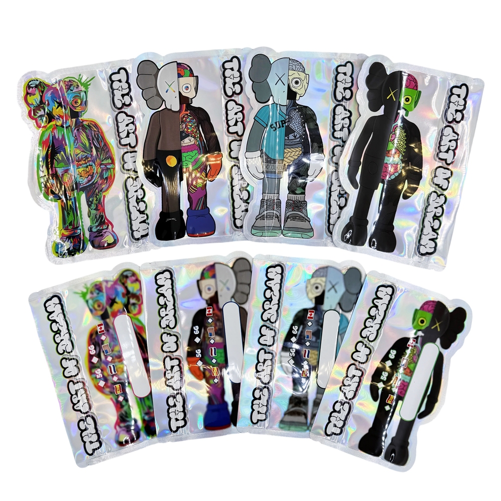 100 pcs Mixed Design Stand-Up Zip Pouch 5g Size กันกลิ่น เปิด-ปิดซ้ำได้ สำหรับสินค้าแห้ง