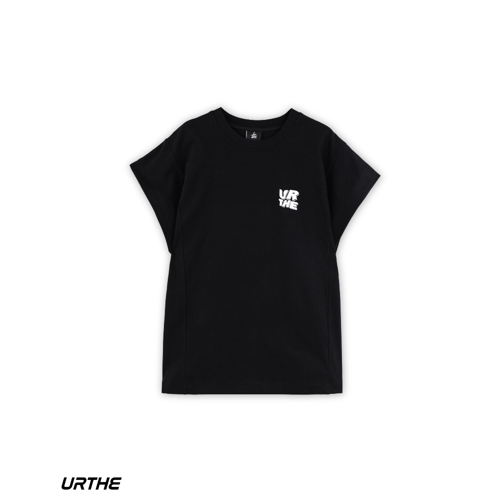 URTHE - เสื้อยืด แขนกุด สกรีนลาย OVERSIZE รุ่น UR SLOPE