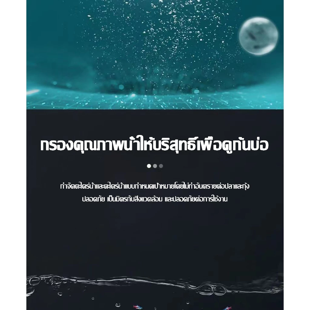 ไคร่ กำจัดสาหร่ายในตู้ปลา กำจัดตะไคร่น้ำในตู้ปลา กำจัดสาหร่าย กำจัดน้ำสีเขียว ทำความสะอาดบ่อปลา น้ำยากำจัดตะไคร่น้ำ thumbnail 9
