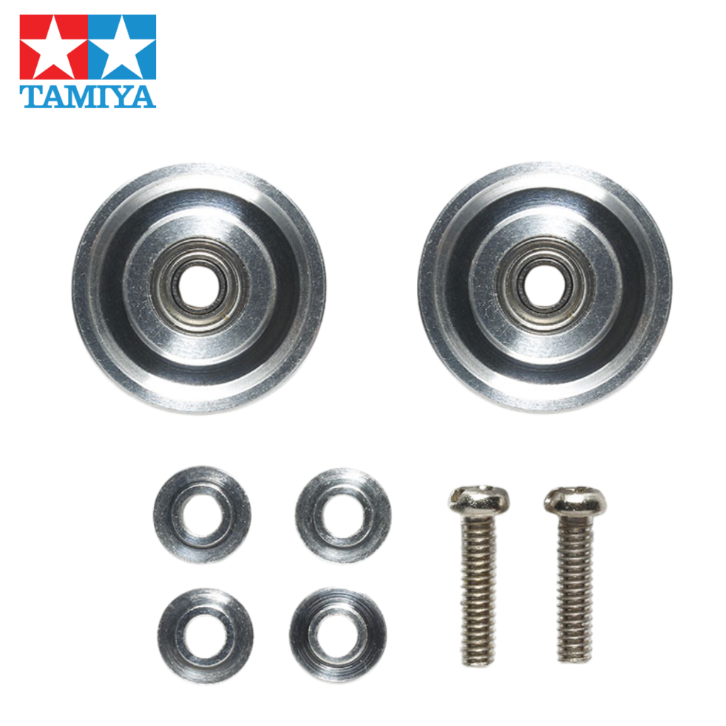 ลูกกลิ้งอลูมิเนียม TAMIYA Mini 4WD HG 13mm TAPERED ROLLER 95497 ขนาด 13 มม. แบบเรียว ของแท้