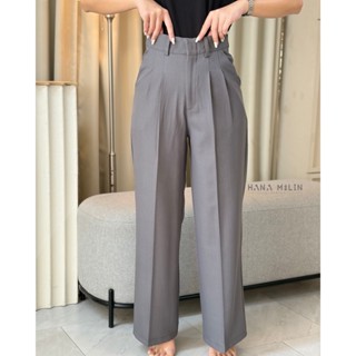 กางเกงขายาวผูกเชือก by hanamilin clothing