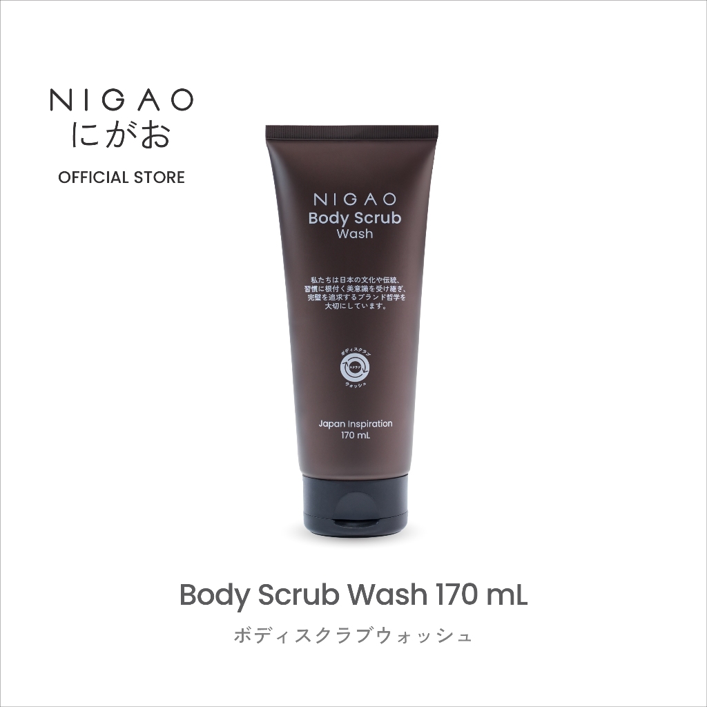 [สครับผิวกาย] NIGAO Body Scrub Wash I นิกาโอะ บอดี้ สครับ วอช 170 mL