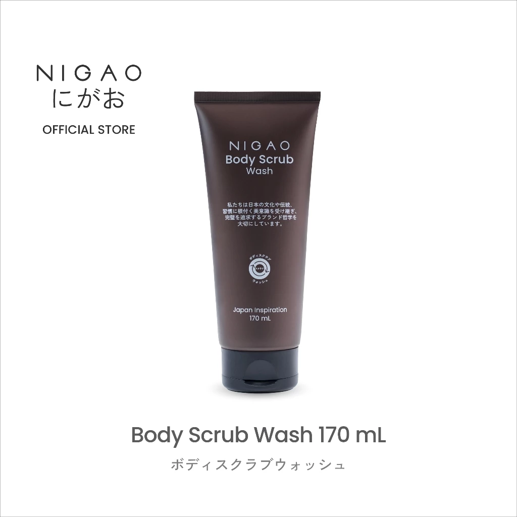 [สครับผิวกาย] NIGAO Body Scrub Wash I นิกาโอะ บอดี้ สครับ วอช 170 mL