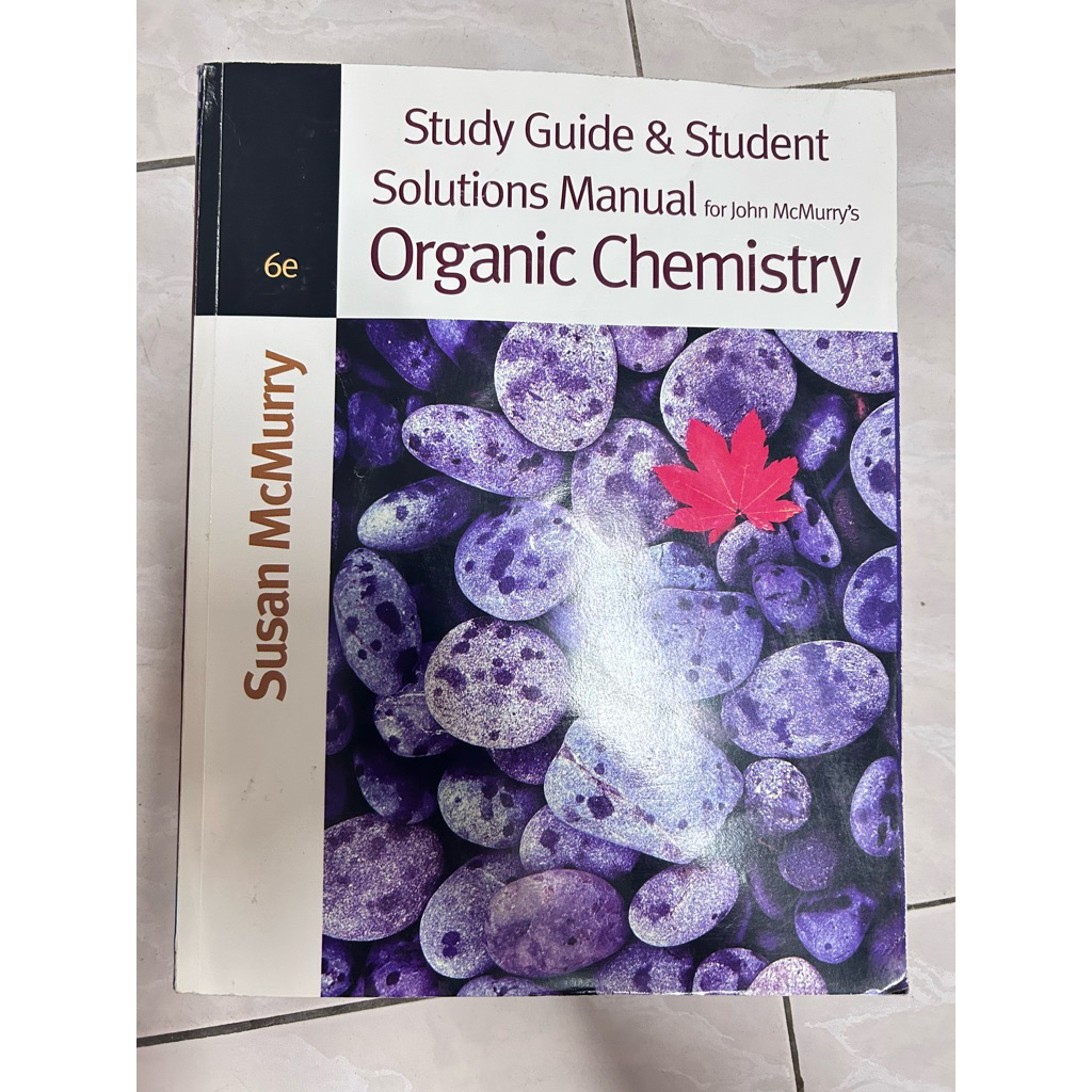 organic chemistry susan mcmurry มือสอง