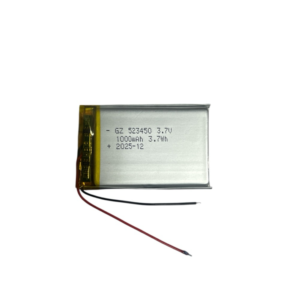 503450 523450 ไม่เข้าหัว แรงดัน3.7v  1000mAh mp3 mp4 แบบ 2 สาย