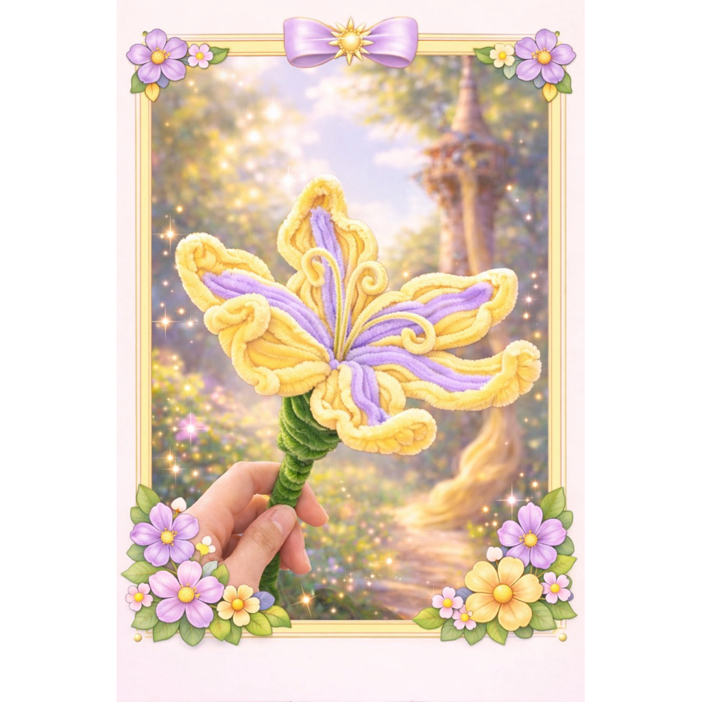 ดอกไม้ราพันเซล (Sundrop flower) ดอกไม้กำมะหยี่