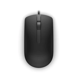 Dell Optical Mouse รุ่น MS116 เมาส์ ความละเอียด 1000 DPI มีสาย USB สำหรับโน้ตบุ๊กและคอมพิวเตอร์