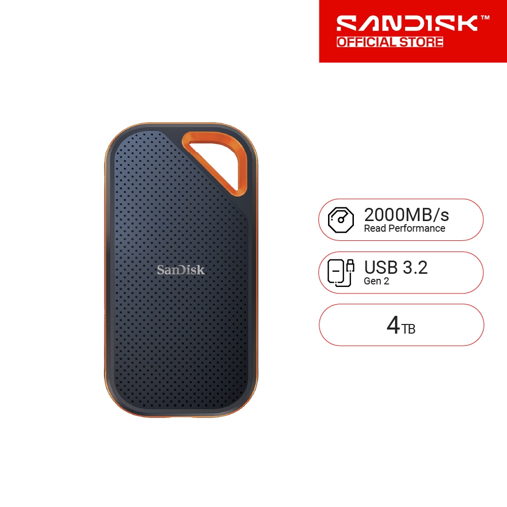 SanDisk Extreme Pro V2 Portable SSD 4TB(SDSSDE81-4T00-G25)