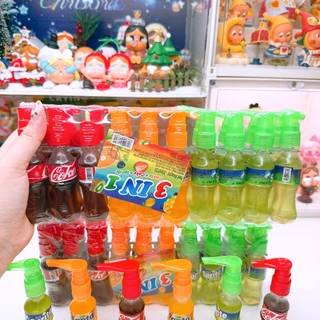 สเปรย์ขวดน้ำหวานอัดลม 3 รส 1 แพ็ค 20 ขวด ขนมเด็กฮิตตอนนี้