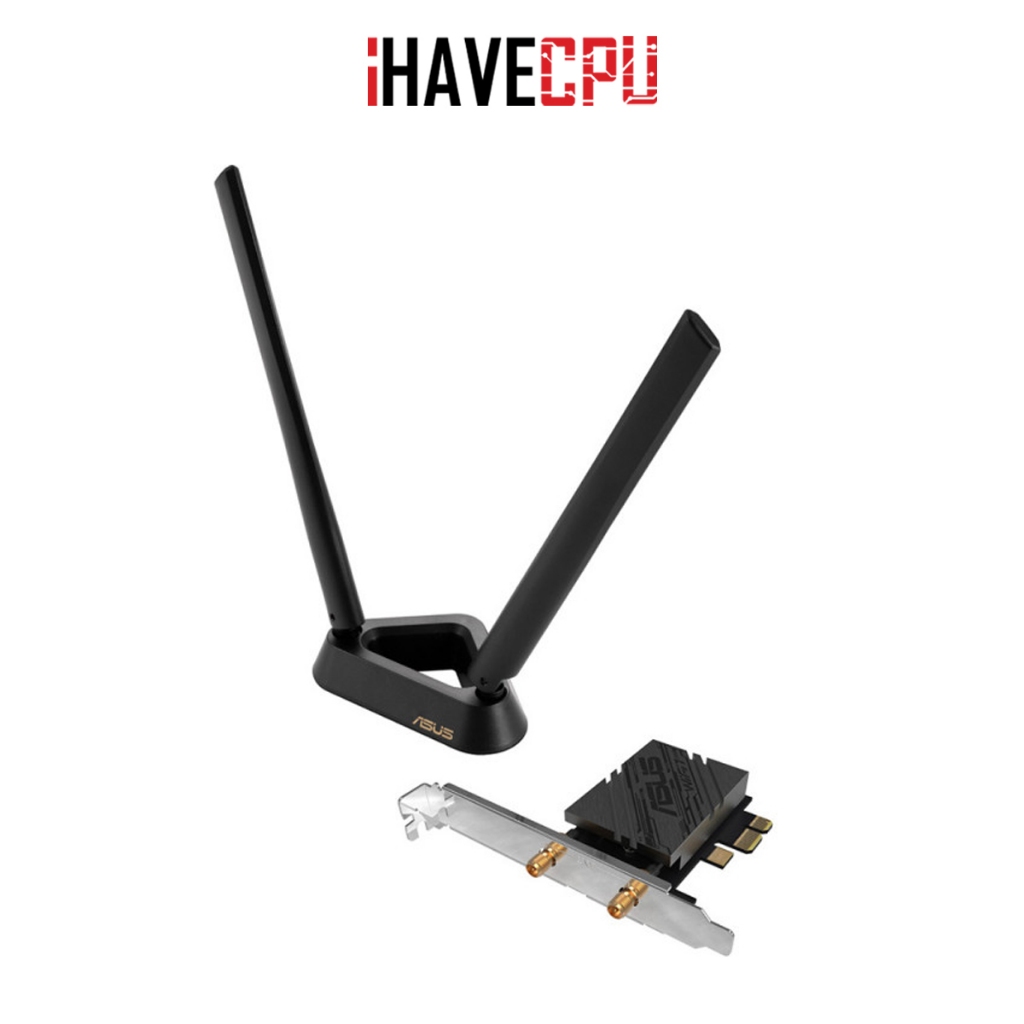 การ์ดไวไฟ (wireless pcie adapter) iHAVECPU ASUS PCE-BE92BT WI-FI 7 BT 5.4 (BLACK)
