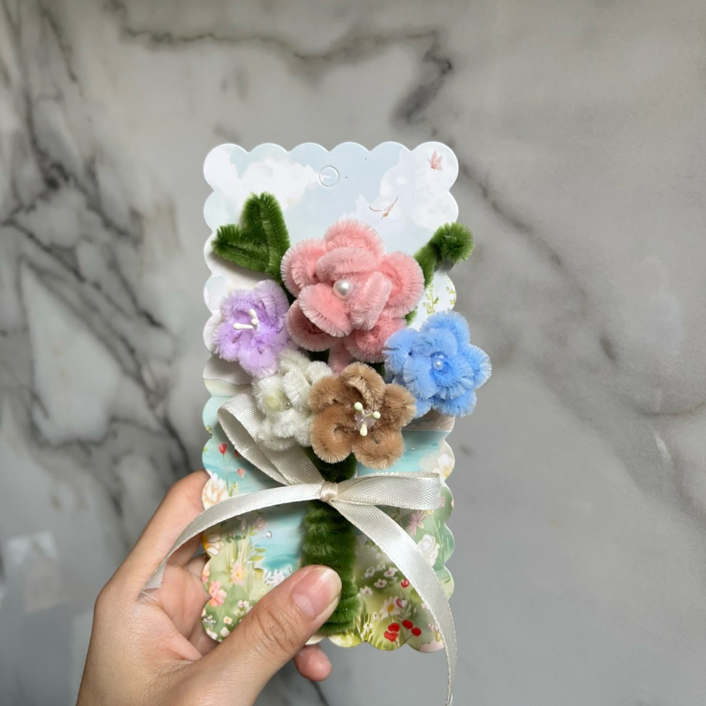 [Nnod shop’] ช่อดอกกุหลาบไซส์มินิ สีพาสเทล พกพาง่าย ของขวัญปัจฉิม วาเลนไทน์ วันเกิด น่ารักๆ สไตล์เกาหลี