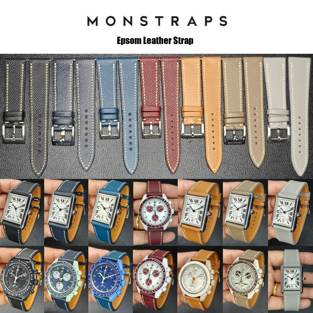 สายนาฬิกาแบบหนังรุ่น Epsom Leather Strap