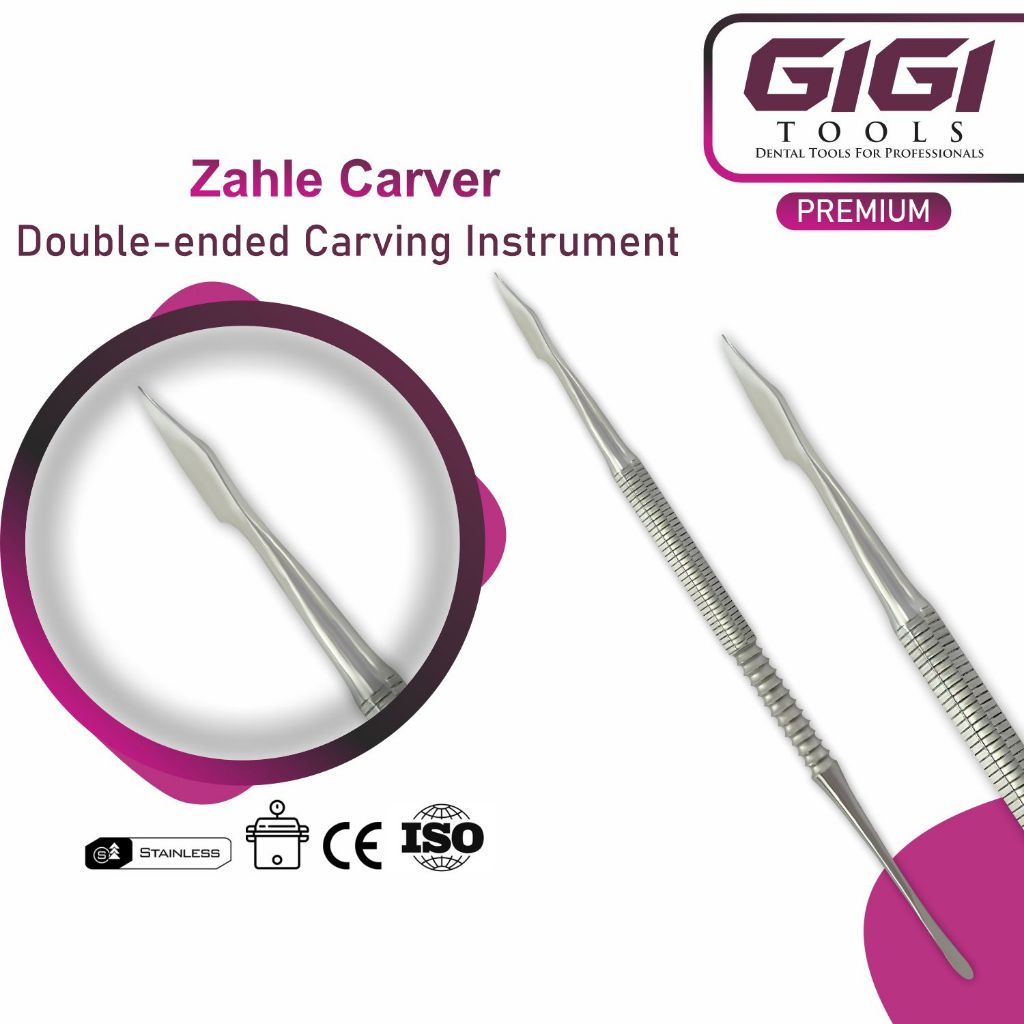 GIGI Tools Dental Zahle Carver Wax Modeling Carver Instrument Stainless Steel CE Certified
