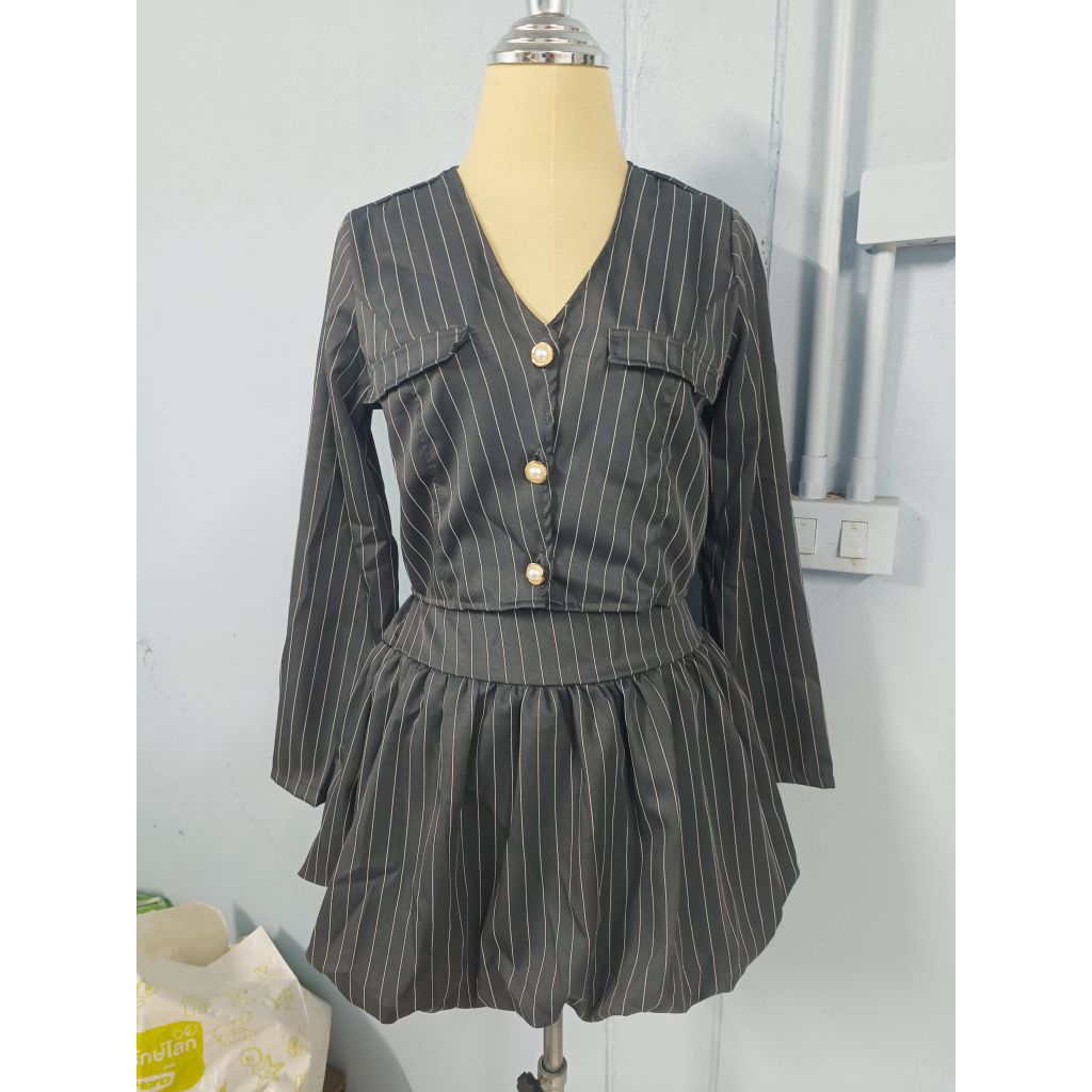 มือ1 งานป้าย nuy shop เซตกระโปรง