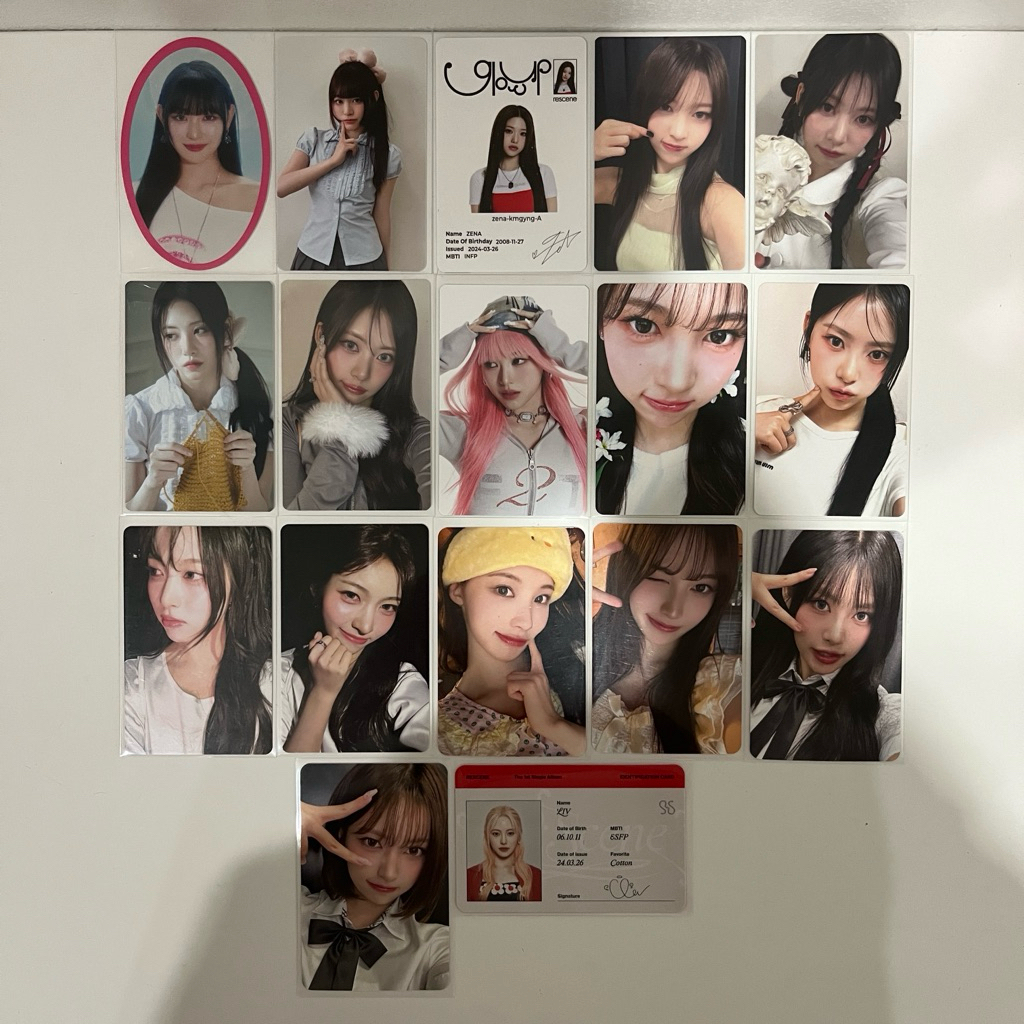 [พร้อมส่ง] การ์ด rescene glow up dearest re:scene official