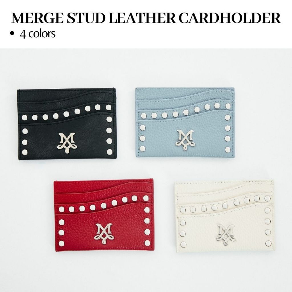 Merge Official - Merge Stud Leather Cardholder (พร้อมส่ง)