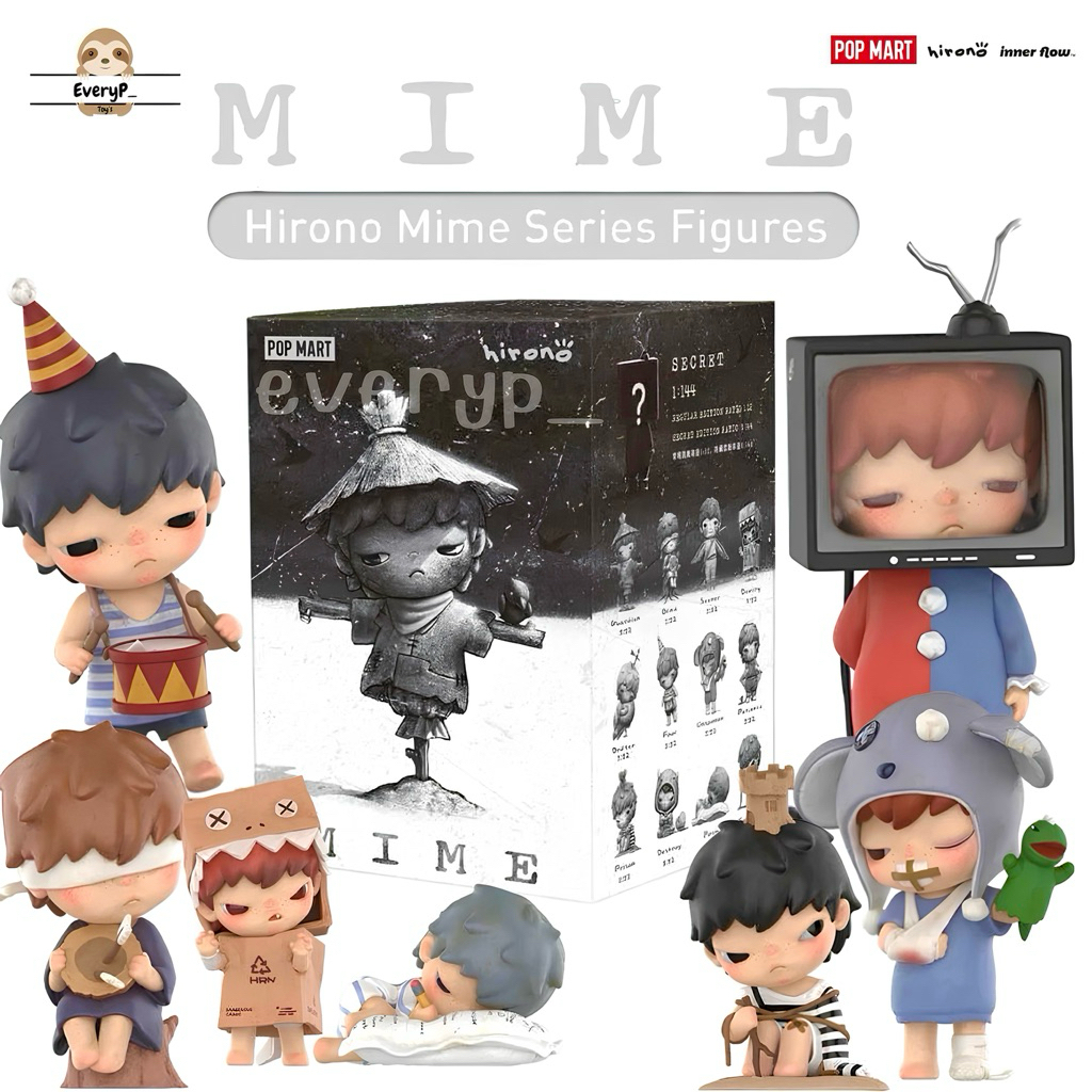 (ส่งด่วน) กล่องสุ่ม/เลือกตัว 🎈📺 Hirono Mime Series Blind Box ฮิโรโนะ v4 Hirono V4