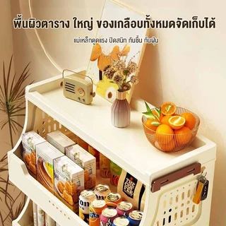 ตู้พลาสติกอเนกประสงค์ ชั้นวางของพลาสติก 40/50/60/70cm มีล้อ ป้องกันฝุ่น เหมาะสำหรับจัดเก็บ แข็งแรงทนทาน