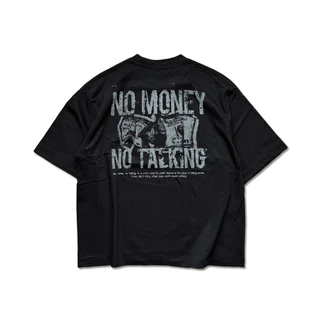 STND06 Boxy T-Shirt “Money Talk” เสื้อยืดครอปวินเทจ