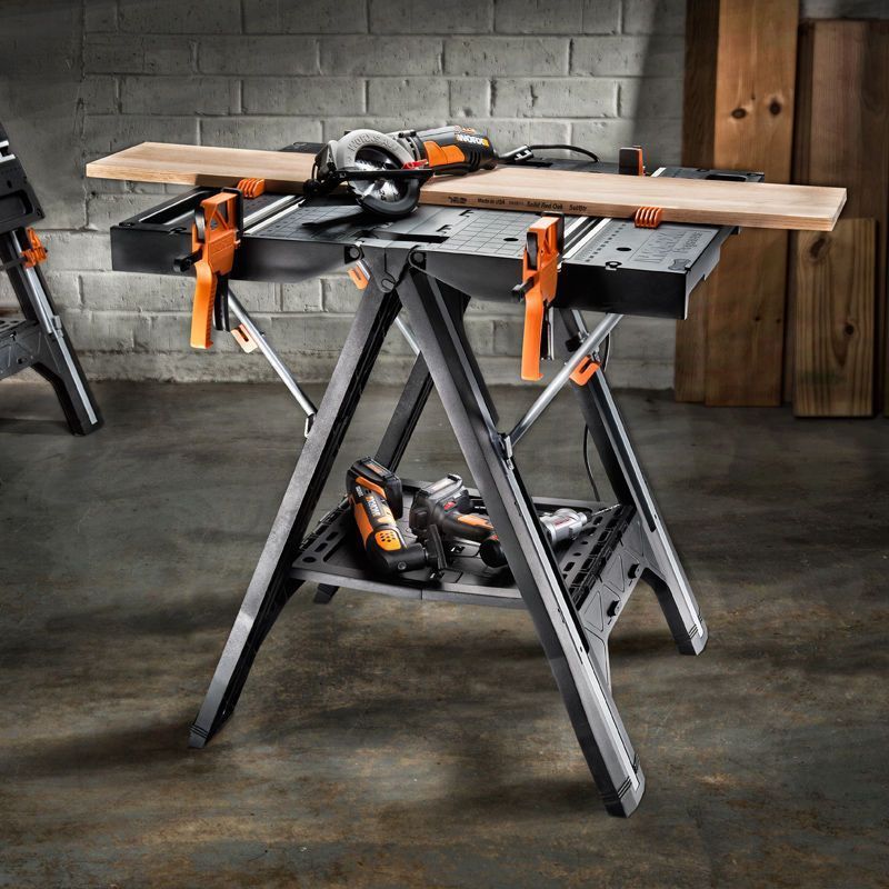 WROX WX051 ราคาพิเศษ โต๊ะเครื่องมืออเนกประสงค์ โต๊ะทำงานไม้ พกพาและเคลื่อนย้ายได้