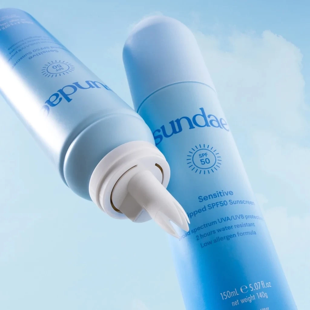 Sundae Whipped SPF50 Sunscreen 140g. ซันเด วิปโฟมกันแดด ซันสกรีน เอสพีเอฟ 50 (สกินแคร์ ยูวี ครีมกันแดด) thumbnail 3