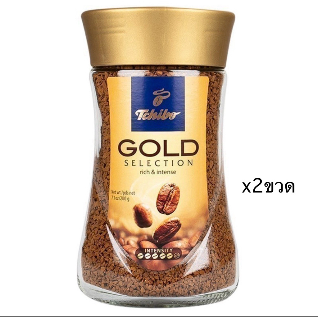 (2ขวด) TCHIBO ทชิโบกาแฟโกลด์ 200กรัม