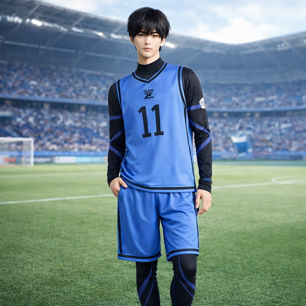 🥼 ชุดฟุตบอลอนิเมะ คอสเพลย์บลูล็อค เบอร์ 11 อิซางิ โยอิจิ ชุดกีฬาแฟนซีแนวฟุตบอล 7C313