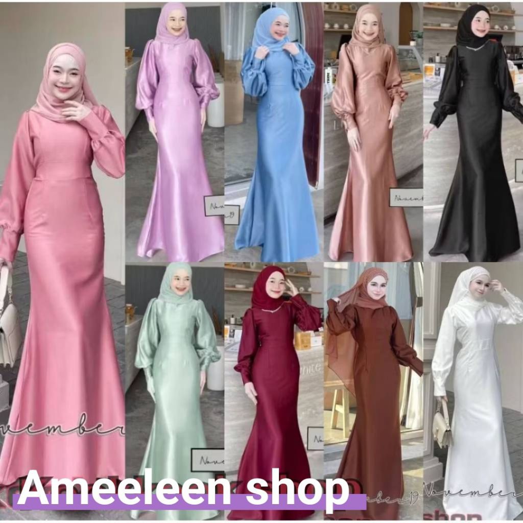 ชุดเดรสอิสลาม ชุดเดรสมุสลิม ซินดี้ 01