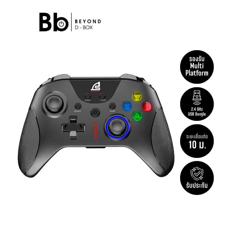 จอยคอนโทรลเลอร์ Signo Excuber WC-661 Black by BB Beyond D-Box