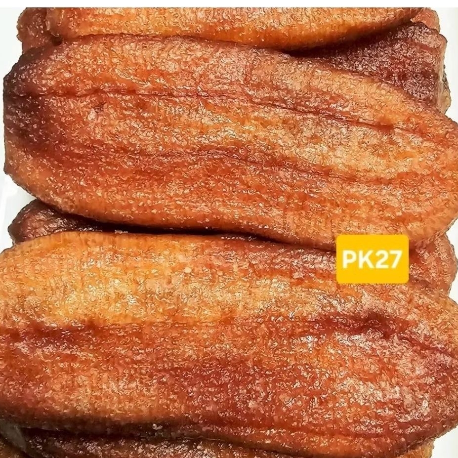 กล้วยตากแบบแบน ผลิตจากกล้วยน้ำว้ามะลิอ่อง หวานธรรมชาติ สะอาด หอม นุ่ม อร่อย