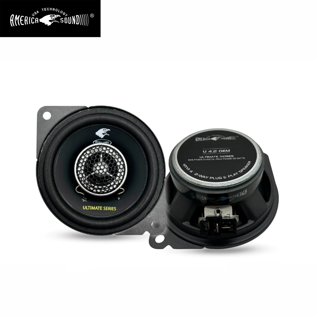 AMERICA SOUND ULTIMATE SERIES 4 นิ้ว 2 ทาง PLUG & PLAY SPEAKER - U 4.2 OEM