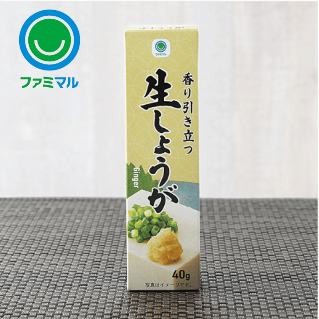 FamilyMart Fresh Ginger Paste Coarse Ground Texture Japanese Cooking Ingredient Direct Import