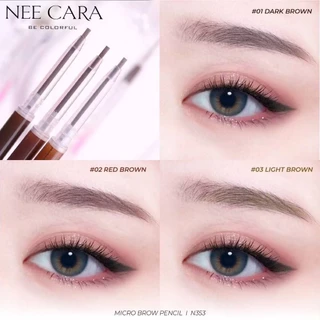 ดินสอเขียนคิ้ว นีคาร่า Nee CARA เขียนง่าย ติดทนกันเหงื่อ