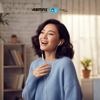 Remax Small Talk RM-06 / RM-06a - หูฟังมีสาย สำหรับ Type-C / AUX 3.5 mm. เสียงคมชัด มีไมค์ในตัว