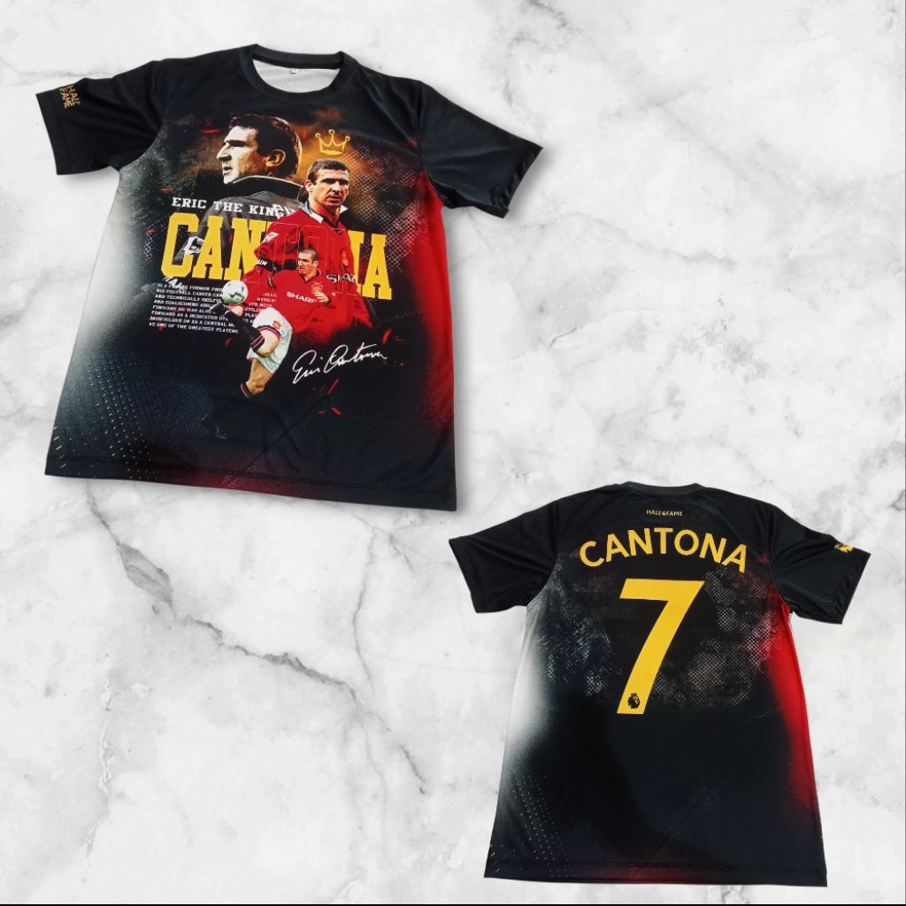 เสื้อยืดพิมพ์ลาย The king Eric Cantona