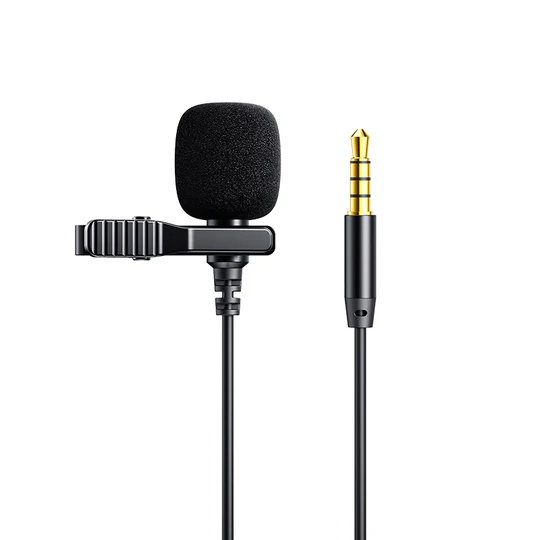 ไมค์จิ๋ว Joyroom JR-LM1 Lavalier Microphone cable-2M  3.5mm ไมค์จิ๋วไลฟ์สด-สตรีม-ประชุมออนไลน์