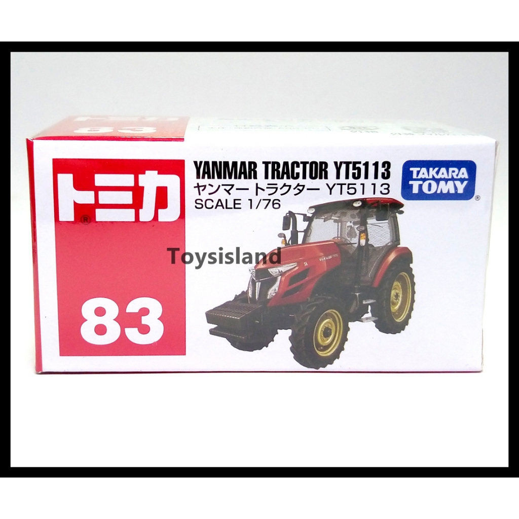 TOMICA 83 YANMAR TRACTOR YT5113 1/76 TOMY NEW DIECAST