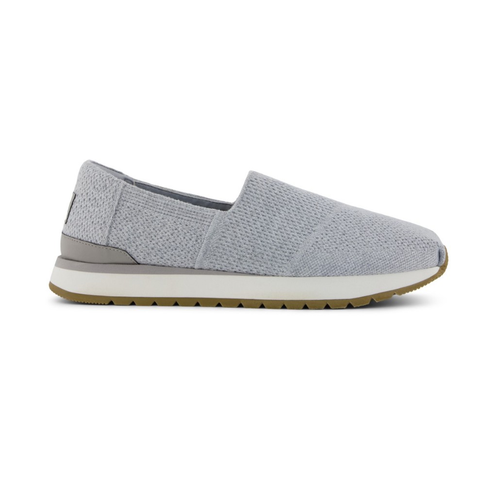 TOMS รองเท้าลำลองผู้ชาย สลิปออน รุ่น Resident Plus Light Grey Engineered Knit (CG) รองเท้าลิขสิทธิ์แท้