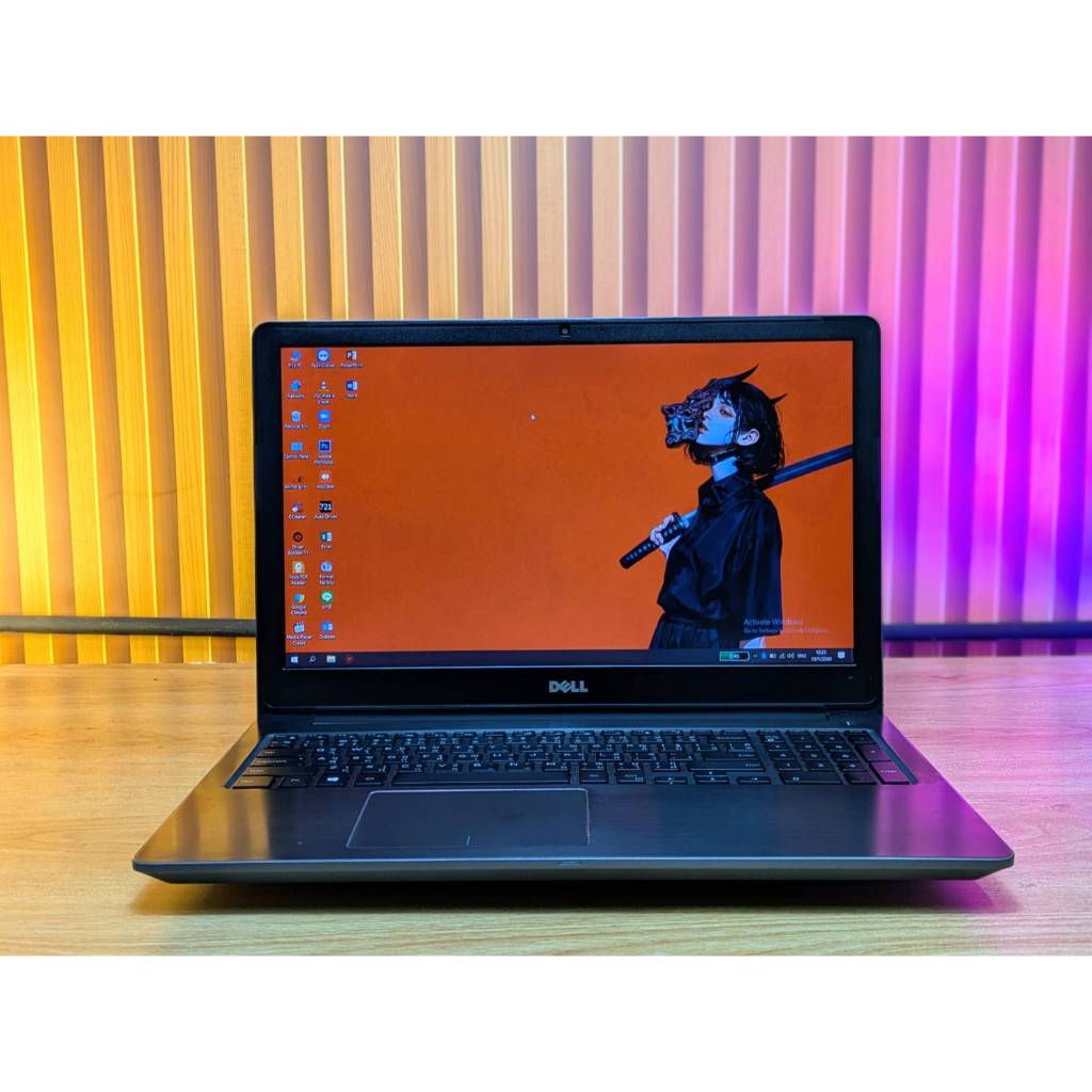 second hand notebook  Dell Vostro 5568   สเปก intel Core i7-7500U (gen7)   Ram 8 GB SSD 256 GB