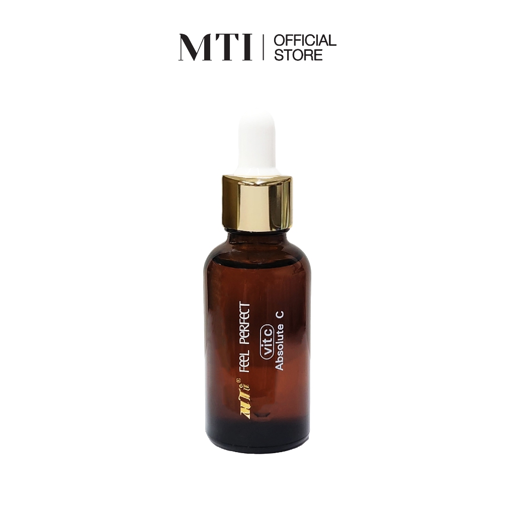 MTI Feel Perfect เซรั่มวิตามินซี 100% สูตรเข้มข้น เพื่อผิวกระจ่างใส ขนาด 30 มล. LNAG4