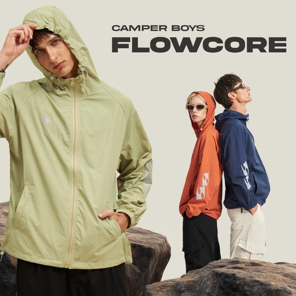 Flowcore Jacket แจ็คเก็ตที่ออกแบบมาสำหรับเมืองไทย กันแดด กันลม กันละอองน้ำ ระบายอากาศดี เหมาะกับใส่เดินป่า
