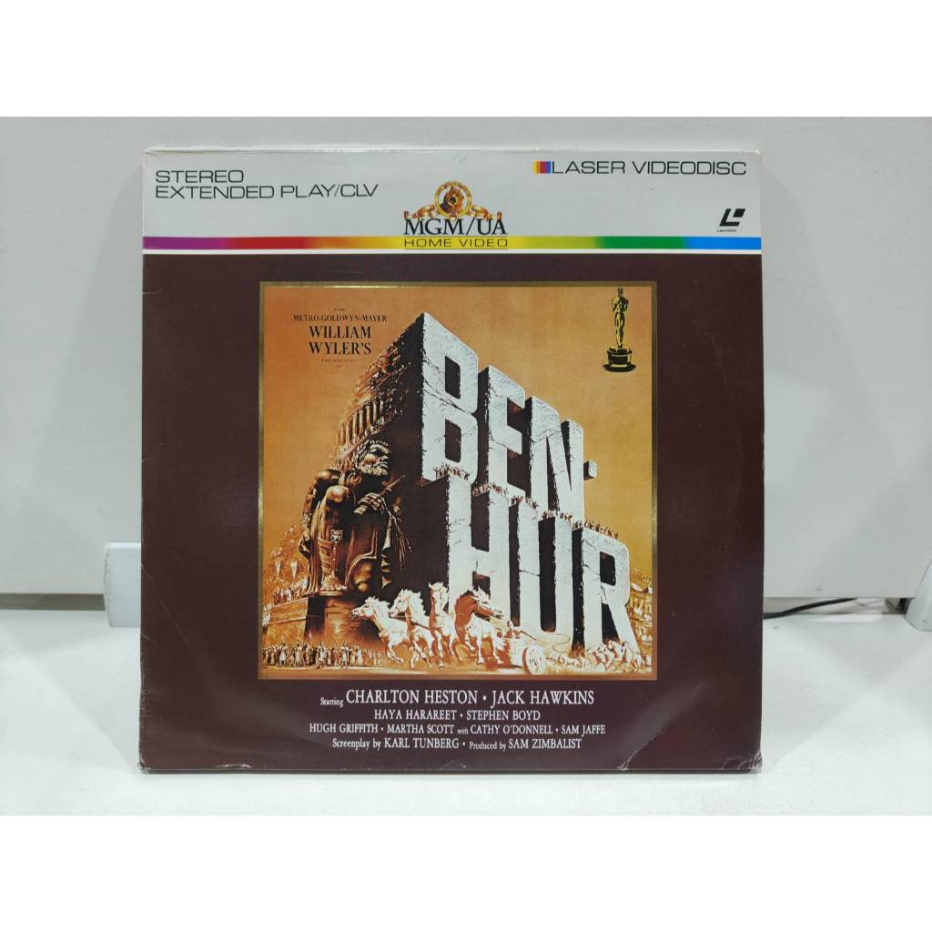 3LD แอลดี แผ่นเลเซอร์ดิสก์ Ben-Hur, directed by William Wyler.   (J2A182)