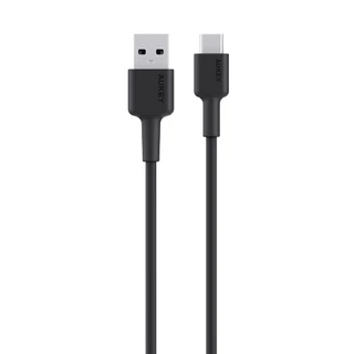 AUKEY CB-DAC05 สายชาร์จ Nylon USB-A to USB-C 3A QC3.0 รองรับ CarPlay (0.9m)